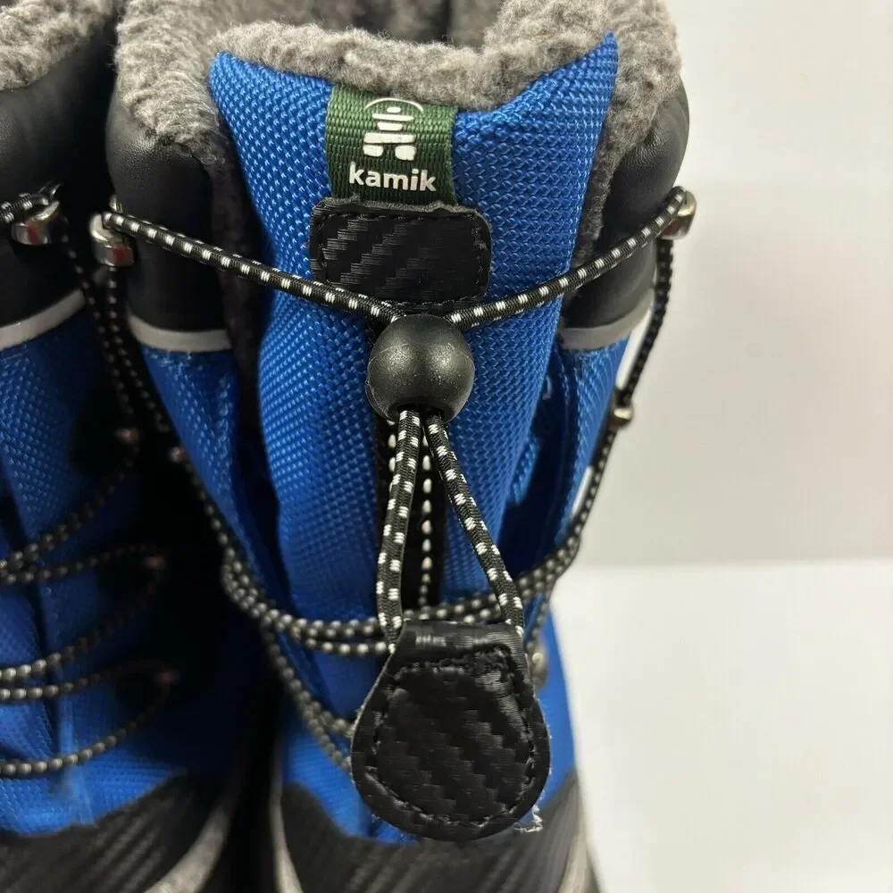 Kamik Kids Blue and Black Winter Snow Boots